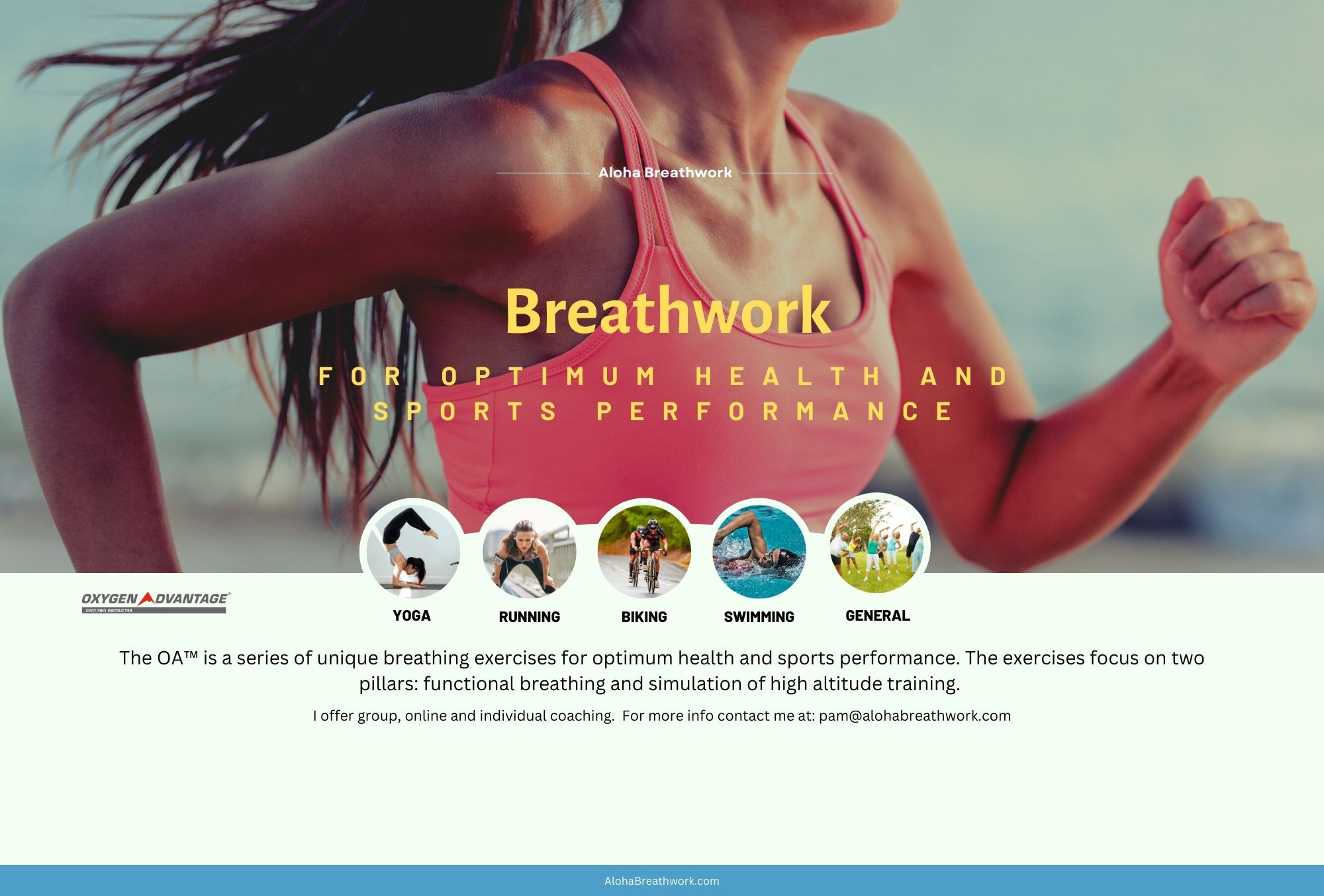 Breatthwork for Optimum Health and Sports Performance - Kailua Kona Hawaii